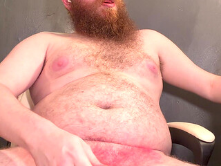 Naked and bating