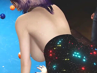 3D Big Boobs Slut MILF Cheating with Big Cock in Pubic