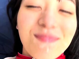 Asian amateur Mao Hamasaki demonstrated a blowjob in pov