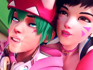 D.va &amp_ Kiriko Girls Day - Compilation [With Sound]