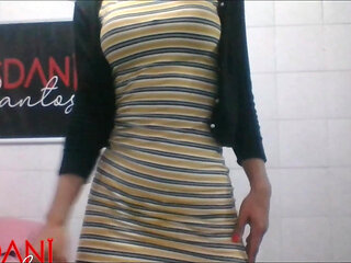 Sexy and Seductive Daniela Santos Dancing and Then Having an Orgasm.