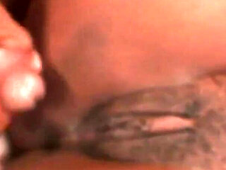 Hot hairy ebony girl fucked by a BBC and facialized