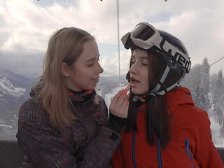 Russians Alice and Erica: Teen Lesbo Reality