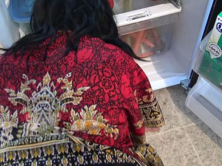 Punjabi Bhabi with Big Ass Fucked in the Kitchen by Young Horny Boy