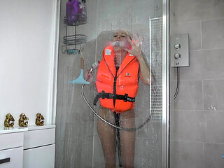 Steamy Lifejacket Shower