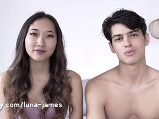 Asian babe finally opens her mind and bodyto hardcore anal