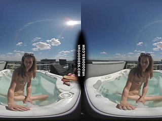 Rooftop Jacuzzi Private Moments With Model Josie Mastur...