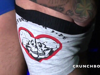 Slut with mask fucked bareback by Pablo Bravo