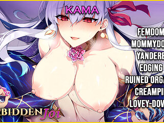 Kama Charms You With Her Huge Breasts and Divine Body! (Fate Grand Order, Femdom, Mommydom, Yandere, Edging, Ruined Orgasm)