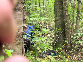A Guy Followed a Cute Guy in the Woods and Caught Him Jerking off
