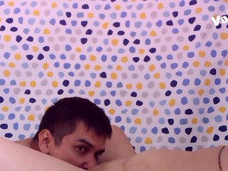 Delicious blowjob from my lover