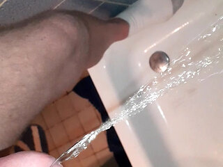 Pissing in the shower