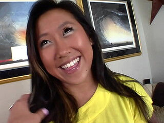 Asian Mom Sucking big cock