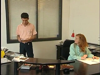 Interview with redhead secretary