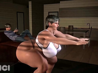 Fitness (VAM) - Squat Work Out - 3D Porn - OCICI