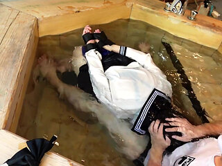 Dripping Uniform, Restrained in a Bathtub, off-campus Lesson