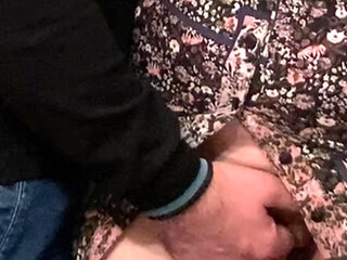 Strange Perv Rubbing Pussy in A Subway