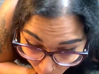 BBC Deepthroat with Asian BBW