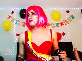 Violet lovely amateur redhead woman toying