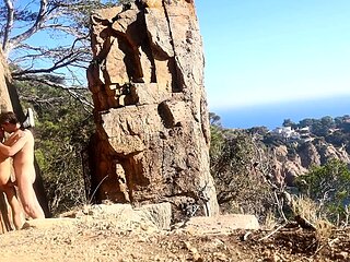 Kinky couple's outdoor sex adventure in public