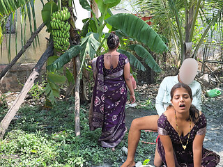 At the gentle farm house, the owner started to the nine-kar, then after a while, she started stumbling on the B.Ed in the house.