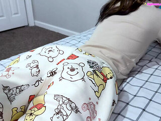 Skinny Teen Gets Cum Filled Mouth - Blowjob POV with Petite 18 Year Old