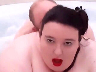 Fucking BBW in Hot Tub Doggy Style