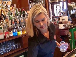 A barmaid teaches you how to fuck her