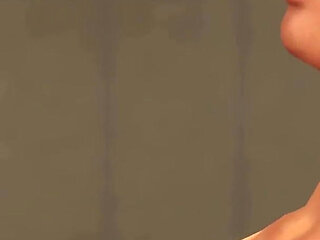 Hard sex in the sci-fi lab! Hot blonde in restraints gets fucked by an alien