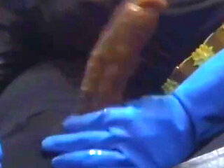 Hard on Her Gloves