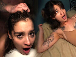 Princess Jasmine Rough Sex - Deep Throat & Squirting on Carpet and Bed