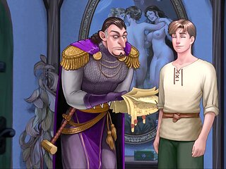 Playing a dating simulator with a focus on big butts and boobs