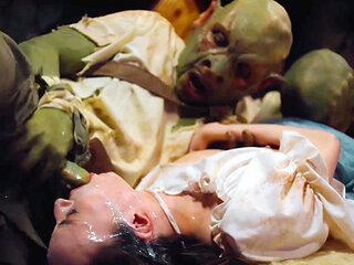 Lost In the Woods Medieval Monster Gangbang - Gooner Goblins Hardcore Cum In Brunette Mouth