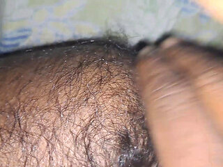 Young boy romance in bedroom