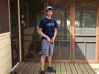 Very Risky Strip and Cum Outdoors