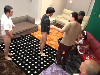 A Private Gathering Where Her Soft Curves Invite His Final Release.