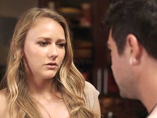 Taboo anal bang with blonde who looks sensational