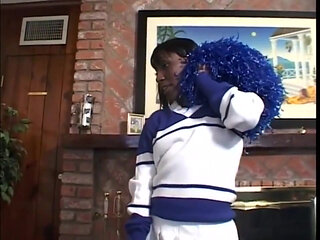 Big boobs black cheerleaders in action (Full original movie.)