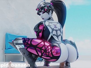 Widowmakers soft reverse cowgirl fuck