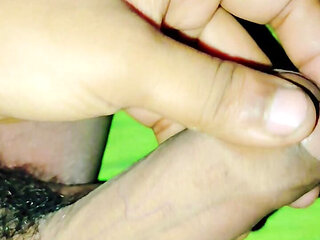 Indian teen girlfriend with small pussy gets fucked while her mom and dad sleep