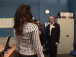 Wild foursome for busty sluts