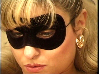 Hot Amateur Masked MILF Wife Masturbates Her Hairy Pussy with a Big Dildo