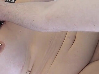 Chubby Sex Slave Used and Impregnated on Table
