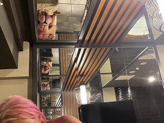 Masseuse Deep Sucking Cock Muscular Guy and Fucking - Cum Mouth