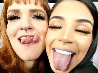 First Time Deep Tongue Sucking