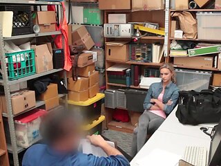 Skinny teen duo Wrex & Emma heat up office in steamy reality romp