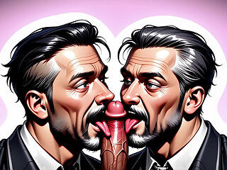 Ai Porn Men Sharing Cock