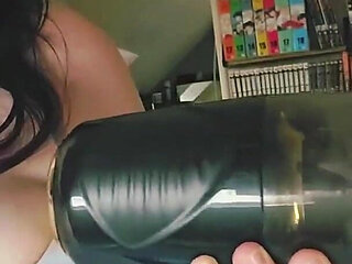 Lexi Gets Dan a Gift... and Makes Him Cum!