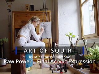 SFW Fluid Power: Abstract Expression Art by Miss Daisy Diamond