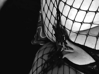 BDSM-Session with my wife, clamps, slapping, masturbating with clamps